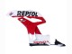 2007-2008 Honda CBR600RR Motorcycle Fairings - White Yellow Red Repsol HRC UK