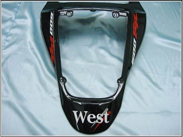 2007-2008 Honda CBR600RR Motorcycle Fairings - Glossy Black White West UK