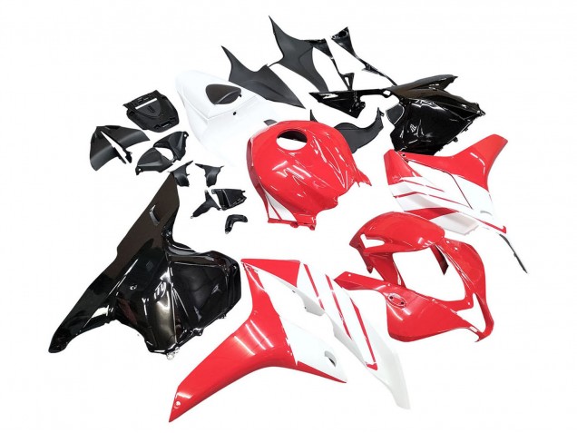 2009-2012 Honda CBR600RR Motorcycle Fairing Kits - White Red Glossy Black UK