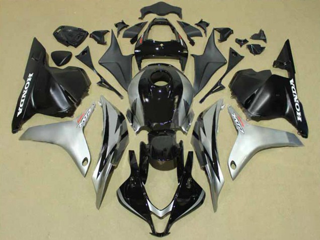 2009-2012 Honda CBR600RR Motorcycle Fairings - Black Grey UK