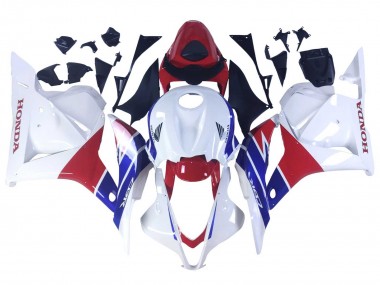 Best 2009-2012 Honda CBR600RR Motorcycle Fairings - White Red Blue UK