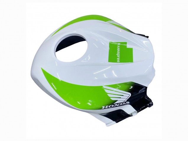 2009-2012 Honda CBR600RR Motorcycle Fairings - White Green Glossy Black Hannspree UK