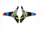 2009-2012 Honda CBR600RR Motorcycle Fairings - Black Multicolor MoviStar UK