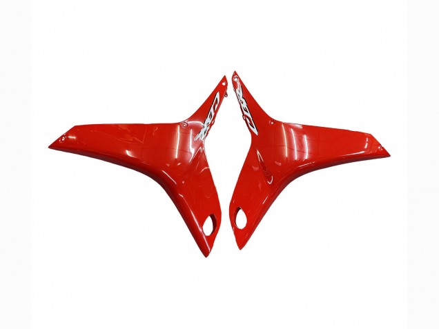 2009-2012 Honda CBR600RR Motorcycle Fairings - Red Glossy Black Matte Black Stripe UK