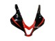 2009-2012 Honda CBR600RR Motorcycle Fairings - Red Glossy Black Matte Black Stripe UK