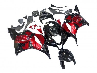 Best 2009-2012 Honda CBR600RR Motorcycle Fairings - Red Glossy Black UK