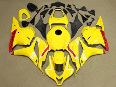Best 2009-2012 Honda CBR600RR Motorcycle Fairings - Yellow Red White Repsol UK