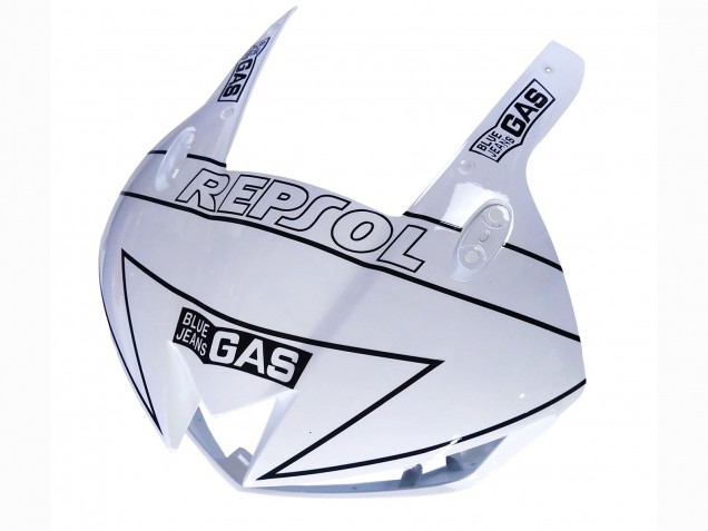 2013-2023 Honda CBR600RR Motorcycle Fairings - White Glossy Black Repsol UK