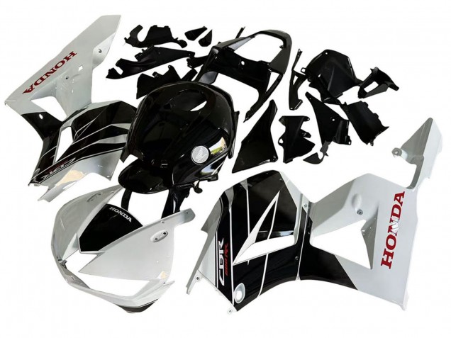 2013-2023 Honda CBR600RR Motorcycle Fairing Kits - White Glossy Black UK