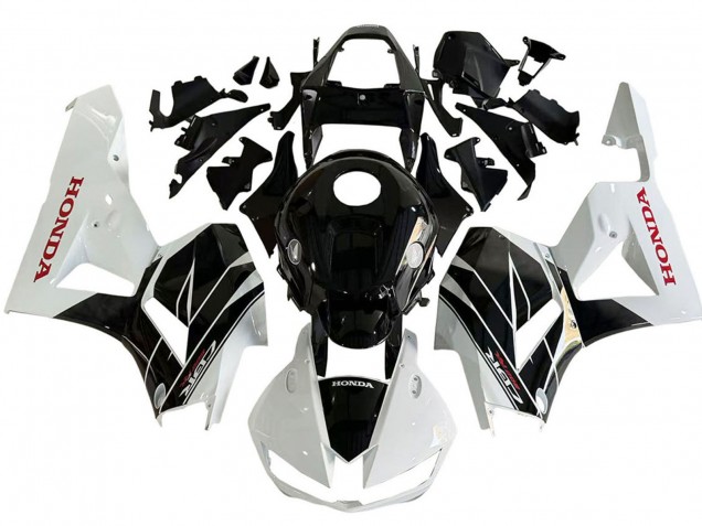 2013-2023 Honda CBR600RR Motorcycle Fairing Kits - White Glossy Black UK
