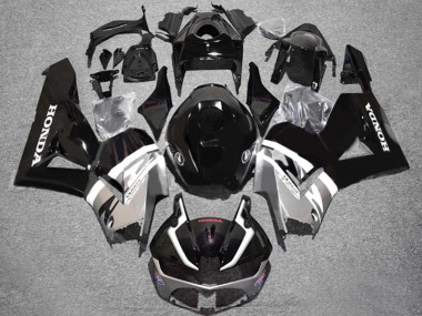 Best 2013-2023 Honda CBR600RR Motorcycle Fairings - Silver Glossy Black UK
