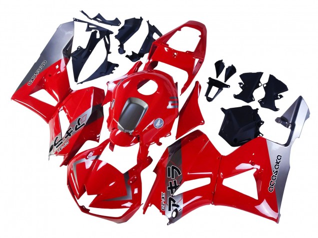2013-2023 Honda CBR600RR Motorcycle Fairings - Silver Red UK