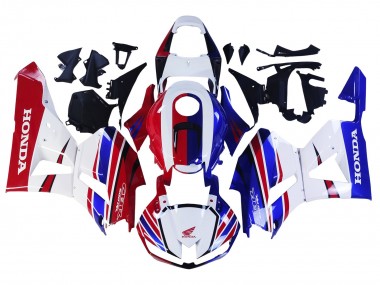 Best 2013-2023 Honda CBR600RR Motorcycle Fairing - White Red Blue UK