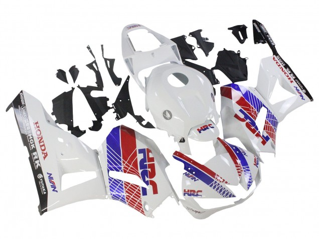 2013-2023 Honda CBR600RR Motorcycle Fairing - White Red Blue HRC UK