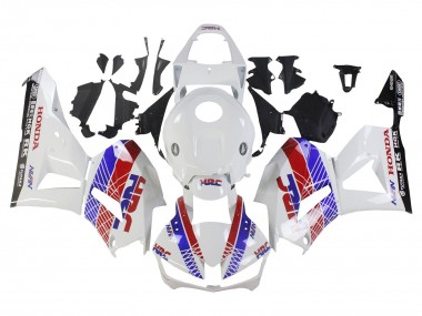 Best 2013-2023 Honda CBR600RR Motorcycle Fairing - White Red Blue HRC UK