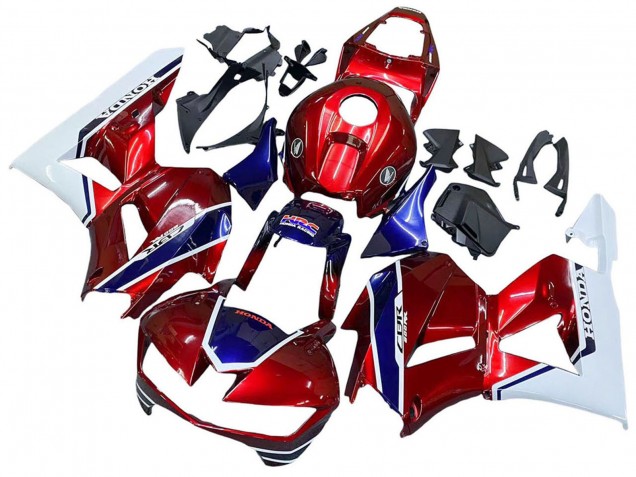 2013-2023 Honda CBR600RR Motorcycle Fairings - White Red Blue HRC UK