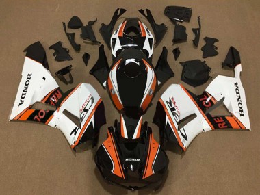 Best 2013-2023 Honda CBR600RR Motorcycle Fairings - White Orange Glossy Black Repsol UK