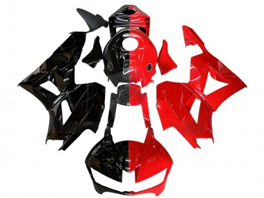 Best 2013-2023 Honda CBR600RR Motorcycle Fairings - Glossy Black Red Split UK