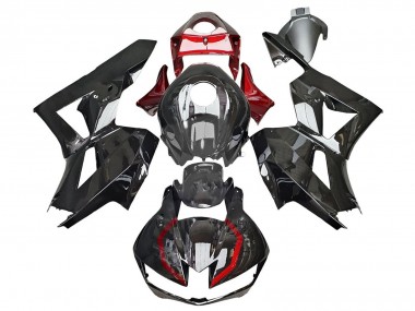 Best 2013-2023 Honda CBR600RR Motorcycle Fairings - Glossy Black Red UK