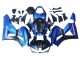 2013-2023 Honda CBR600RR Motorcycle Fairings - Blue Matte Black Racing UK