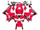 2013-2023 Honda CBR600RR Motorcycle Fairings - Red White Black UK