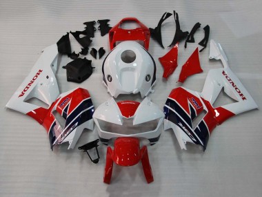 Best 2013-2023 Honda CBR600RR Motorcycle Fairings - White Red Dark Blue HRC UK
