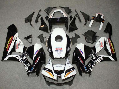 Best 2013-2023 Honda CBR600RR Motorcycle Fairings - White Gold Glossy Black HRC UK