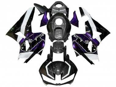 Best 2013-2023 Honda CBR600RR Motorcycle Fairings - Black Carbon Fiber White Purple Red Bull UK