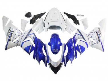 Best 2004-2005 Kawasaki ZX10R Motorcycle Fairing - Black White UK