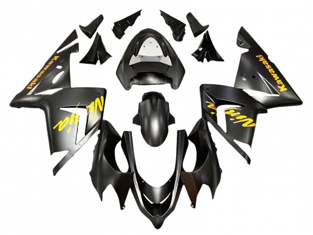 2004-2005 Kawasaki ZX10R Motorcycle Fairings - Black Ninja UK