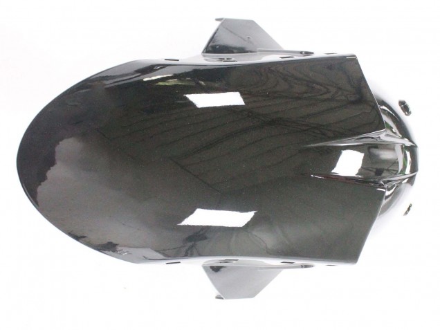 2004-2005 Kawasaki ZX10R Motorcycle Fairings - Black with Green Flame Ninja UK