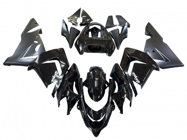 2004-2005 Kawasaki ZX10R Motorcycle Fairings - Glossy Matte Black Ninja UK