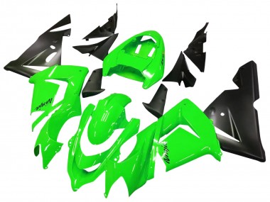 Best 2004-2005 Kawasaki ZX10R Motorcycle Fairings - Green Black Ninja UK