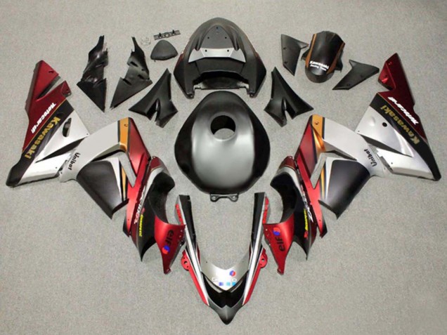 2004-2005 Kawasaki ZX10R Motorcycle Fairings - Black Silver Red Orange UK