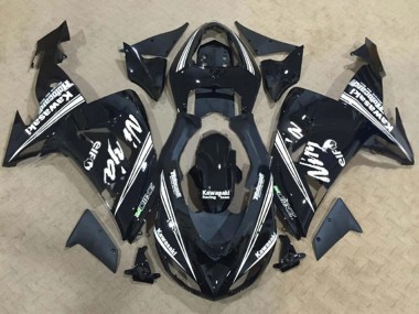 Best 2004-2005 Kawasaki ZX10R Motorcycle Fairings - Blue Yellow Monster UK