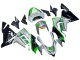 2004-2005 Kawasaki ZX10R Motorcycle Fairings - Green Silver Black 69 UK
