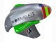 2004-2005 Kawasaki ZX10R Motorcycle Fairings - Green Silver Black 69 UK
