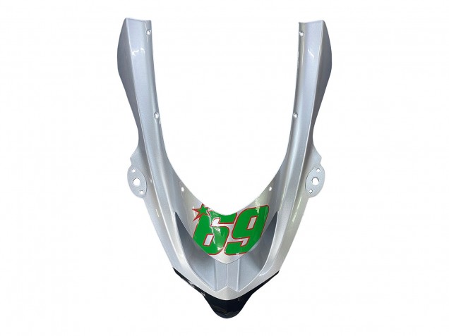 2004-2005 Kawasaki ZX10R Motorcycle Fairings - Green Silver Black 69 UK