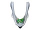 2004-2005 Kawasaki ZX10R Motorcycle Fairings - Green Silver Black 69 UK