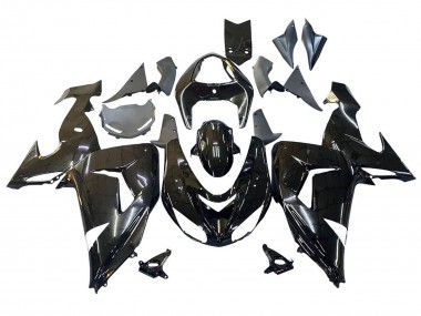 Best 2006-2007 Kawasaki ZX10R Motorcycle Fairings - Glossy Black UK