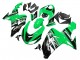 2006-2007 Kawasaki ZX10R Motorcycle Fairing Kits - Green White Black UK
