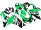 2006-2007 Kawasaki ZX10R Motorcycle Fairing Kits - Green White Black UK