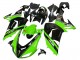 2006-2007 Kawasaki ZX10R Motorcycle Fairings - Green Black Elf Touch4 3M UK