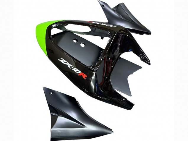 2006-2007 Kawasaki ZX10R Motorcycle Fairings - Green Black Elf Touch4 3M UK