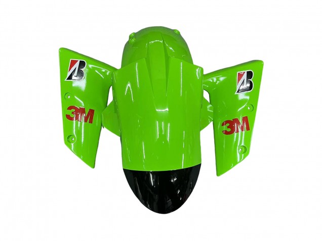 2006-2007 Kawasaki ZX10R Motorcycle Fairings - Green Black Elf Touch4 3M UK