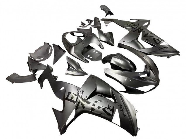 2006-2007 Kawasaki ZX10R Motorcycle Fairings - Matte Grey UK