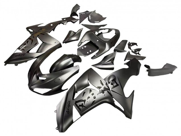 2006-2007 Kawasaki ZX10R Motorcycle Fairings - Matte Grey UK