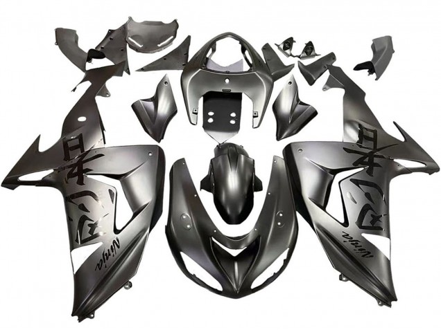 2006-2007 Kawasaki ZX10R Motorcycle Fairings - Matte Grey UK
