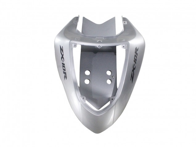 2006-2007 Kawasaki ZX10R Motorcycle Fairings - Silver Black Ninja UK