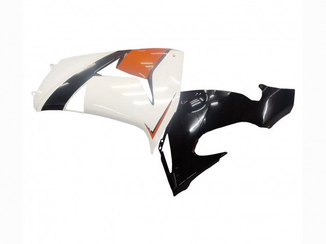 2006-2007 Kawasaki ZX10R Motorcycle Fairings - White Orange Black UK